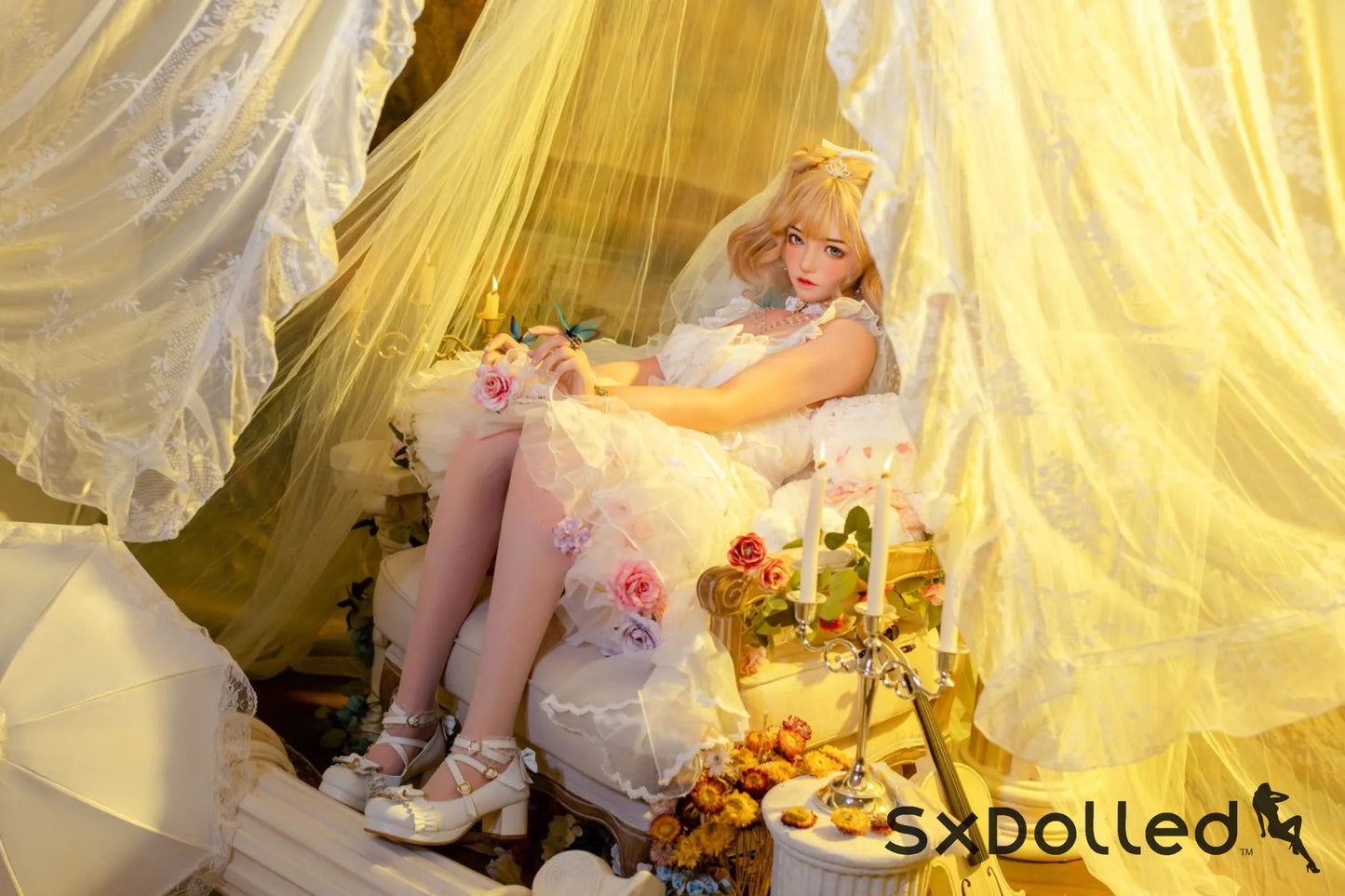 Hotaru (D-Cup) (156cm) | Sex Doll D-Cup / 156cm / Blonde Sex Doll