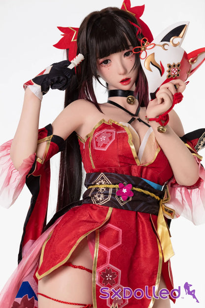 Ichika (K-Cup) (155cm) | Japanese Ninja Cosplay Sex Doll | AITIA K-Cup / 155cm / Brunette Sex Doll