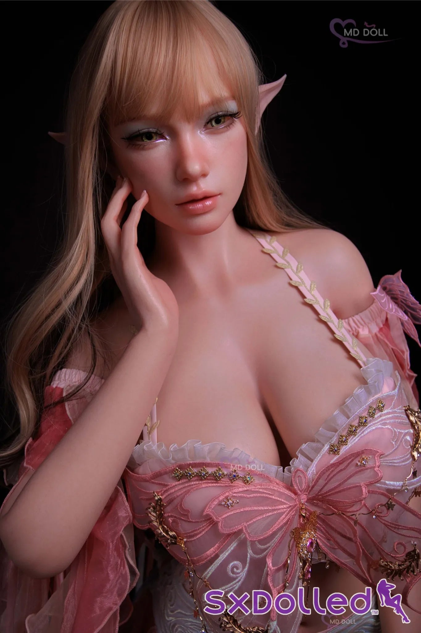 Iris B (H-Cup) (168cm) | Big Breasted Blonde Elf Sex Doll | MD Doll H-Cup / 168cm / Blonde Sex Doll