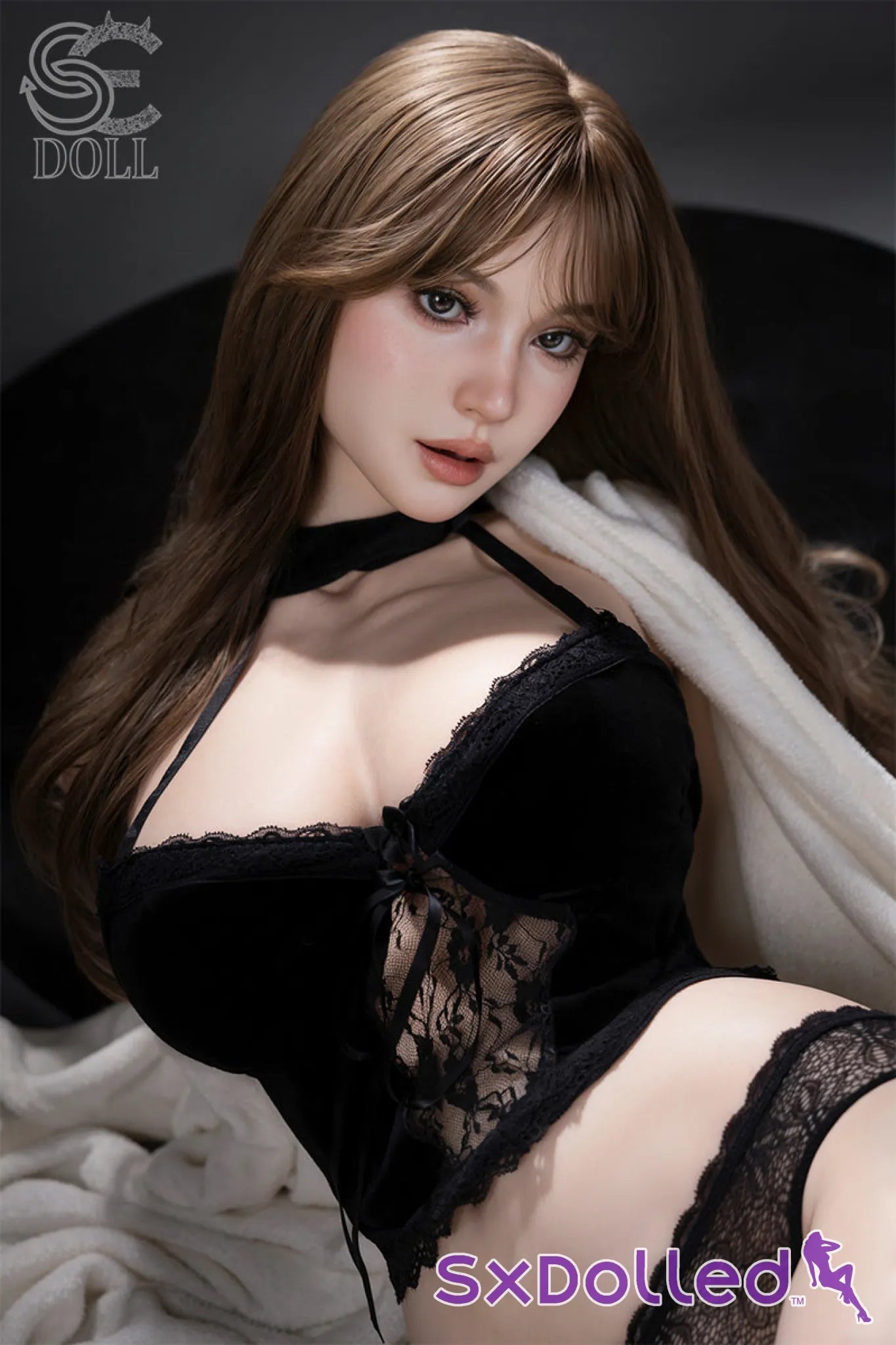 Isla Kane.B (F-Cup) (114cm) | Pretty Young Sex Doll Torso | SE Doll - F-Cup / 114cm / Brunette - Sex Torso