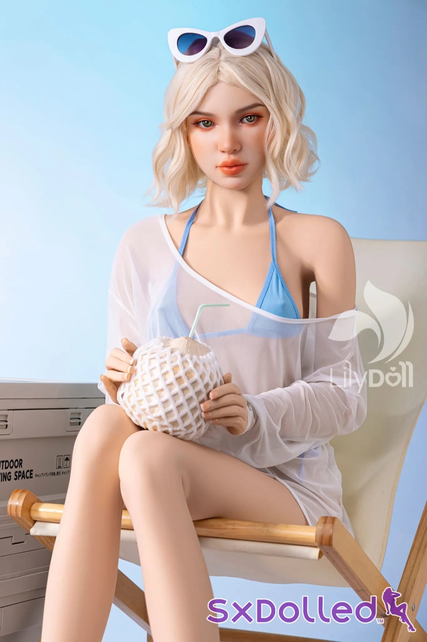 Ivy A (C-Cup) (166cm) | Short Blonde Hair Sex Doll | Lily Doll C-Cup / 166cm / Blonde Sex Doll