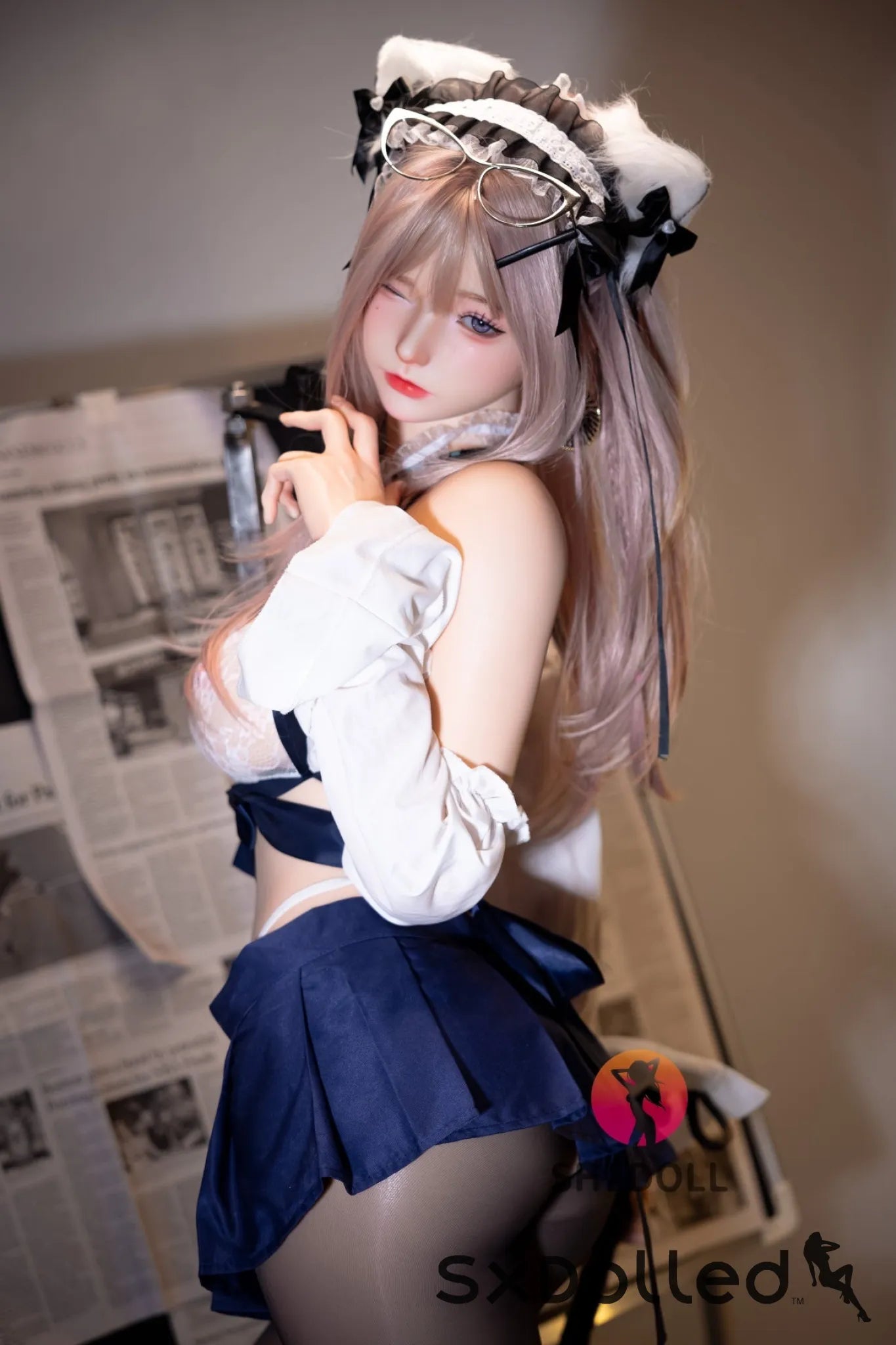 Jasmine A (D-Cup) (168cm) | Kitty Maid Asian Sex Doll | SHEDOLL D-Cup / 168cm / Ombre Sex Doll