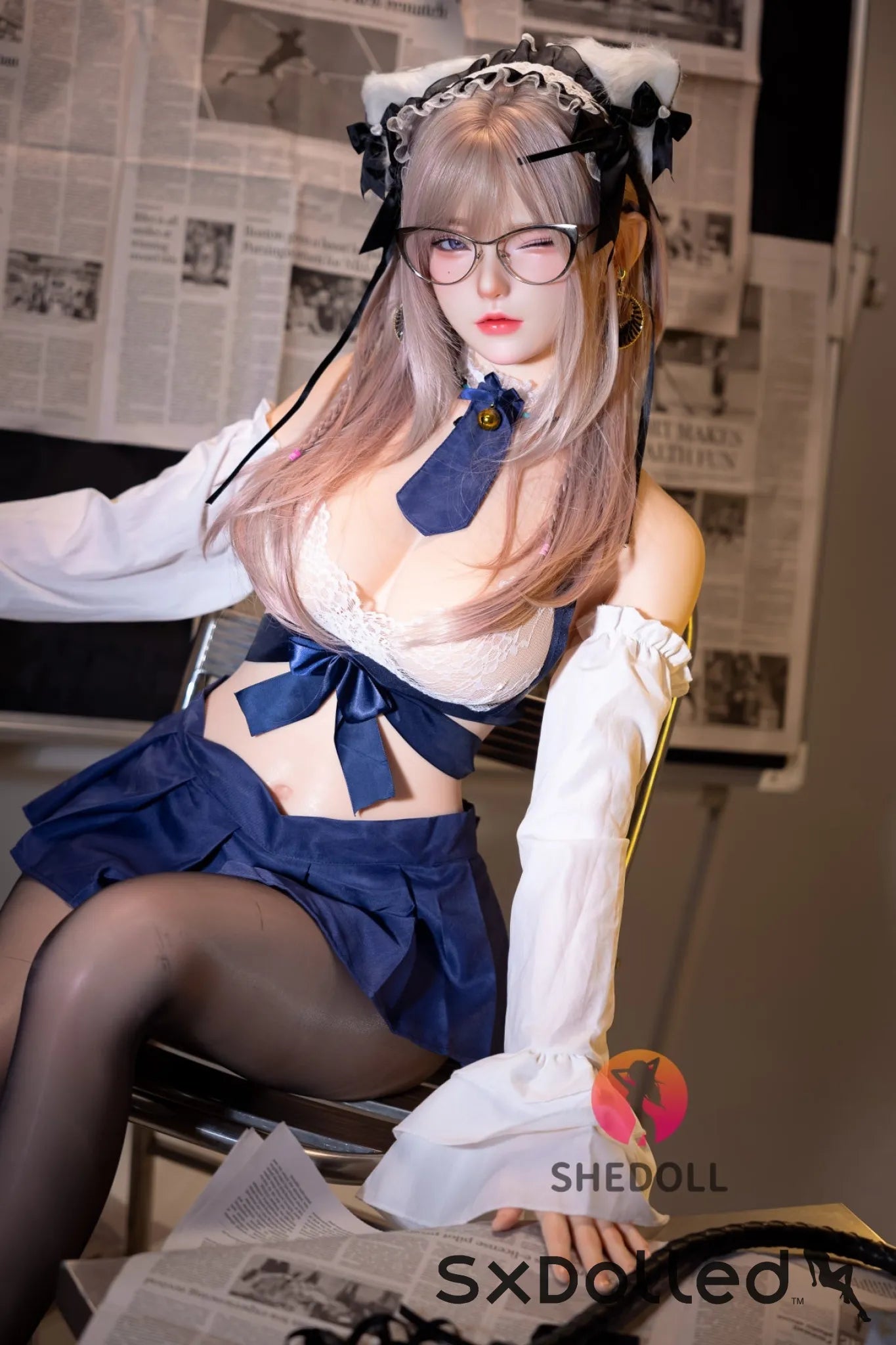 Jasmine A (D-Cup) (168cm) | Kitty Maid Asian Sex Doll | SHEDOLL D-Cup / 168cm / Ombre Sex Doll