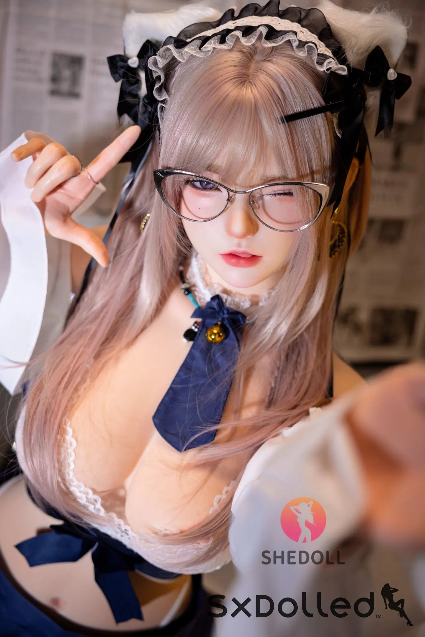Jasmine A (D-Cup) (168cm) | Kitty Maid Asian Sex Doll | SHEDOLL D-Cup / 168cm / Ombre Sex Doll