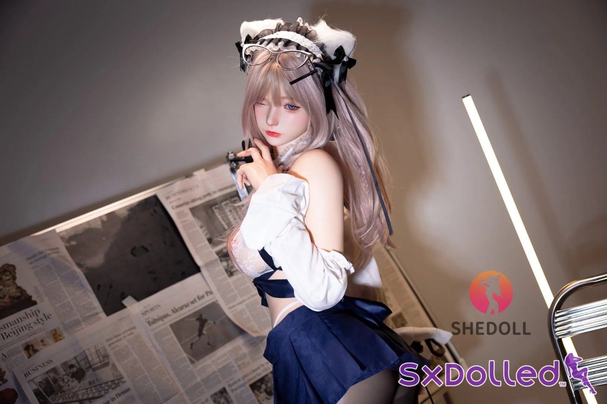 Jasmine A (D-Cup) (168cm) | Kitty Maid Asian Sex Doll | SHEDOLL D-Cup / 168cm / Ombre Sex Doll
