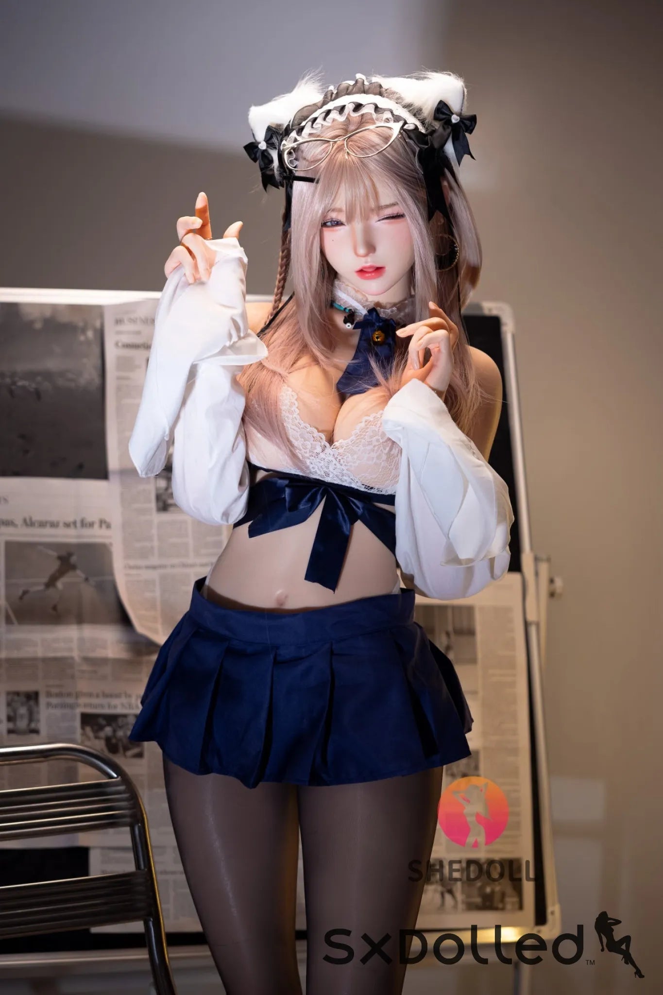 Jasmine A (D-Cup) (168cm) | Kitty Maid Asian Sex Doll | SHEDOLL D-Cup / 168cm / Ombre Sex Doll