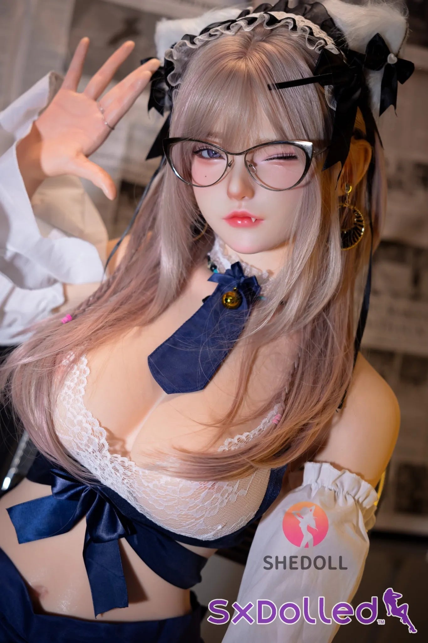 Jasmine A (D-Cup) (168cm) | Kitty Maid Asian Sex Doll | SHEDOLL D-Cup / 168cm / Ombre Sex Doll