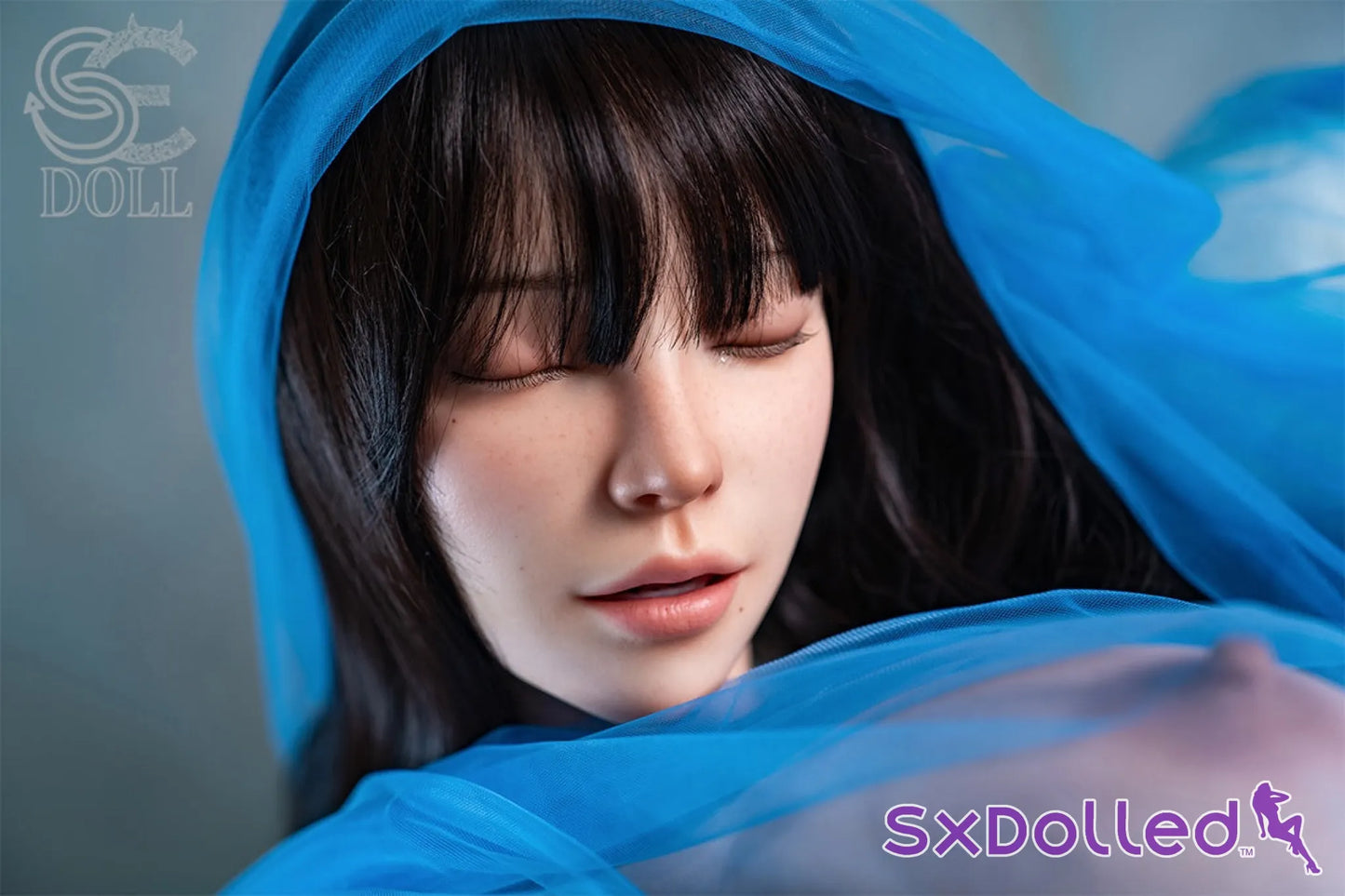 Jenny.O (G-Cup) (111cm) | Sleeping Thick Sex Doll Torso | SE Doll G-Cup / 111cm / Brunette Sex Torso