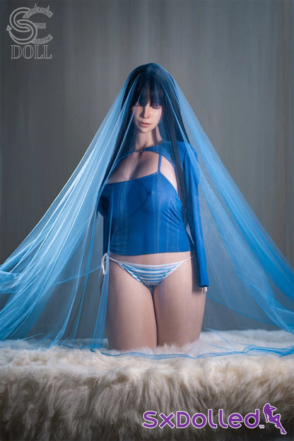 Jenny.O (G-Cup) (111cm) | Sleeping Thick Sex Doll Torso | SE Doll G-Cup / 111cm / Brunette Sex Torso