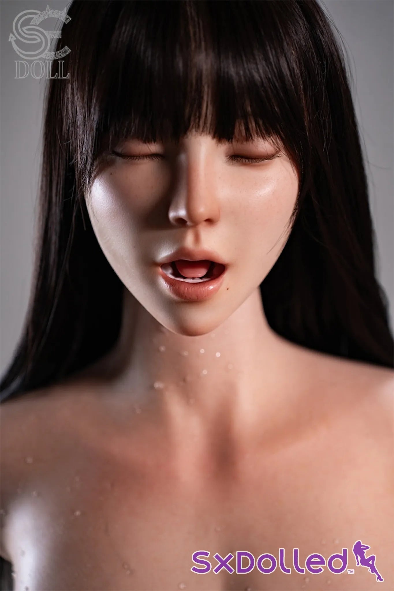 Jenny.O (G-Cup) (111cm) | Sleeping Thick Sex Doll Torso | SE Doll G-Cup / 111cm / Brunette Sex Torso