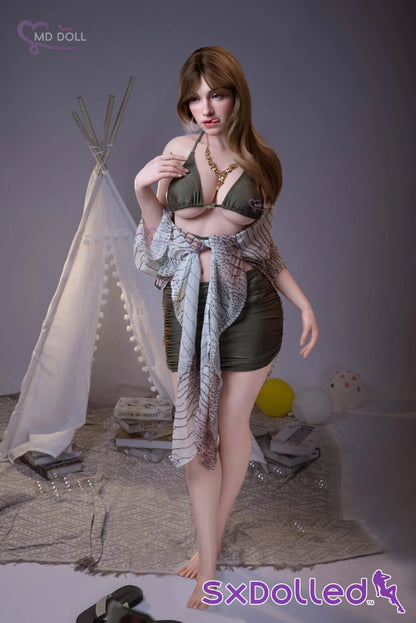 Joanna A (C-Cup) (166cm) | Caucasian Freckled Sex Doll | MD Doll C-Cup / 166cm / Brunette Sex Doll