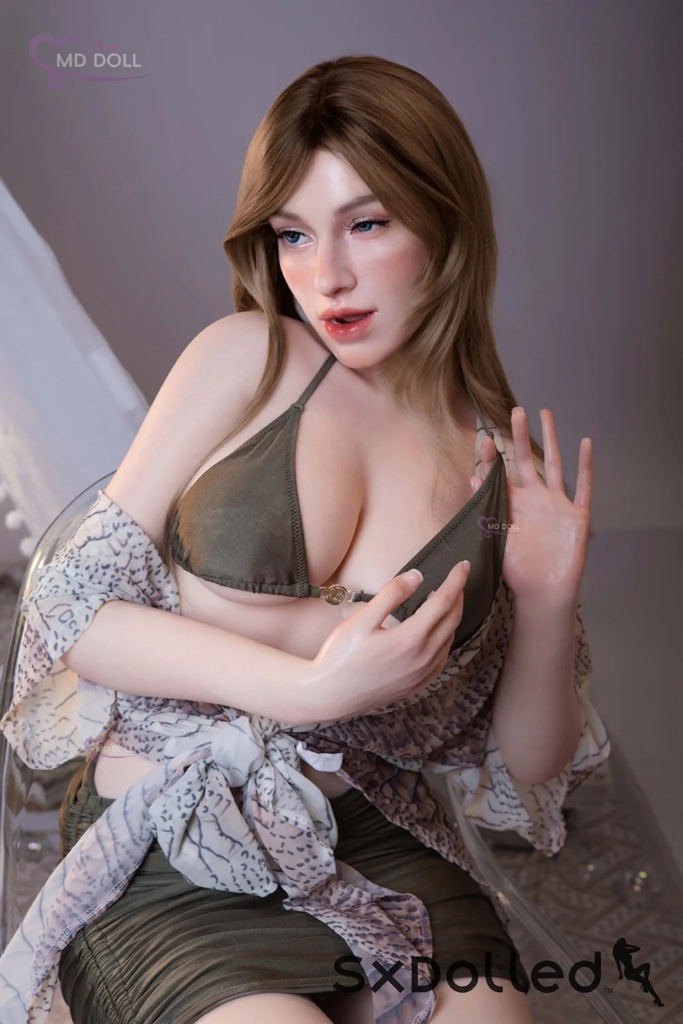 Joanna A (C-Cup) (166cm) | Caucasian Freckled Sex Doll | MD Doll C-Cup / 166cm / Brunette Sex Doll