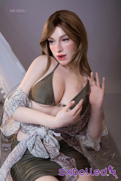 Joanna A (C-Cup) (166cm) | Caucasian Freckled Sex Doll | MD Doll C-Cup / 166cm / Brunette Sex Doll