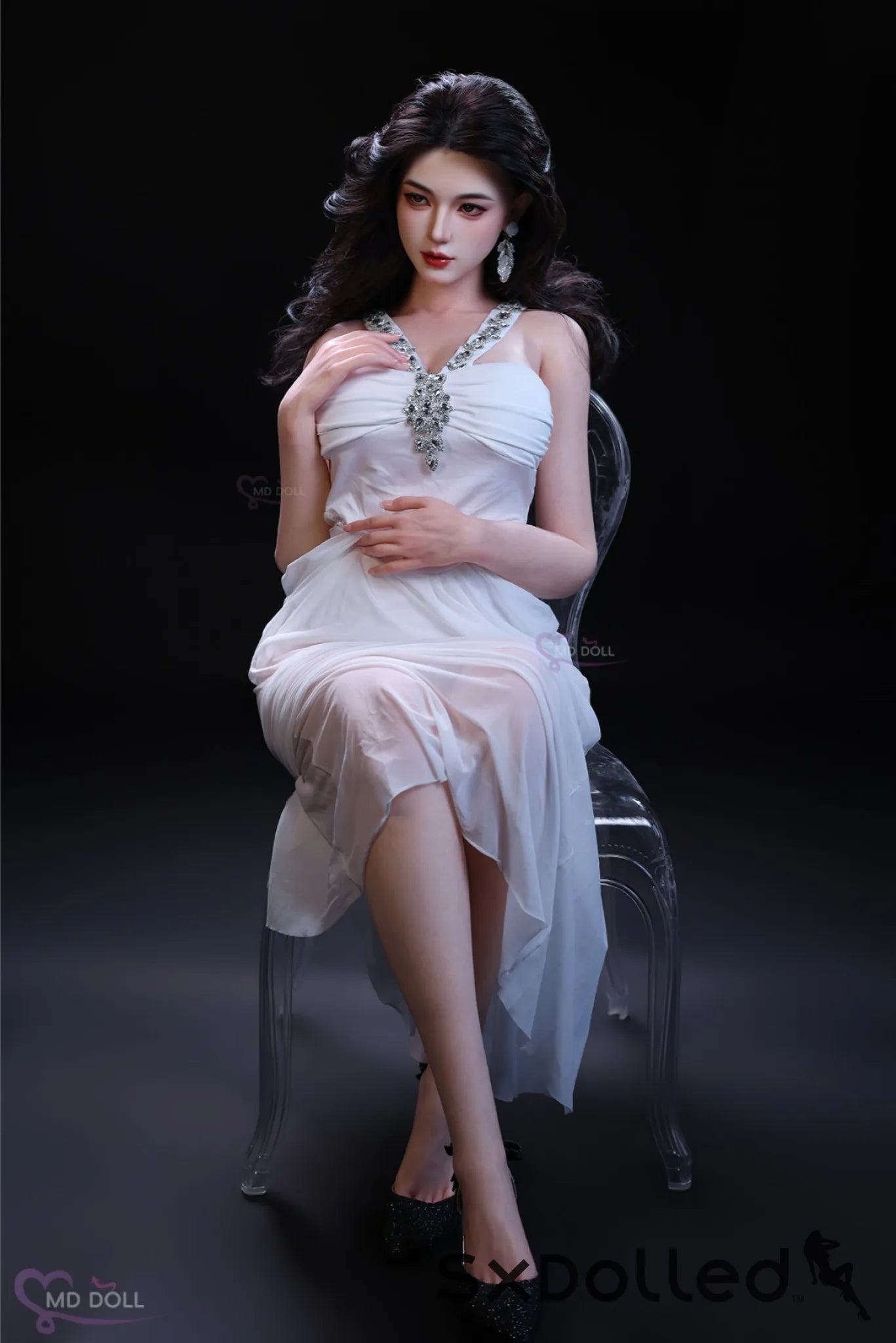 Judy A (D-Cup) (166cm) | Stunning Elegant Asian Sex Doll | MD Doll D-Cup / 166cm / Brunette Sex Doll