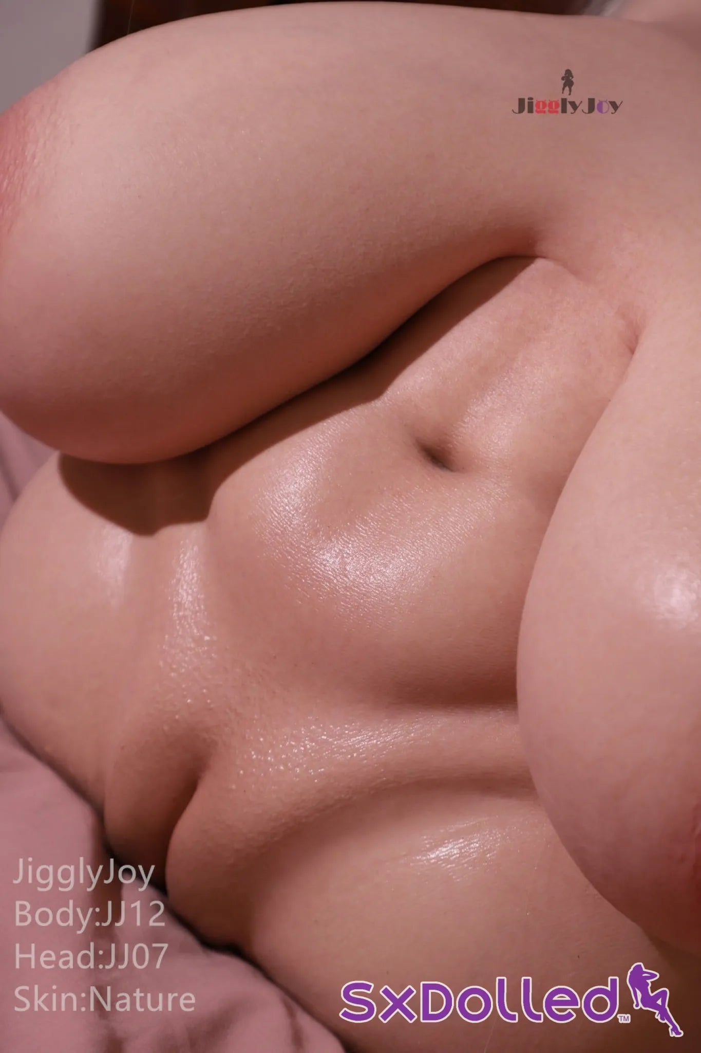 Julia B (R-Cup) (71cm) | Big Boobs Sex Doll Torso | JigglyJoy R-Cup / 71cm / Pink Sex Torso