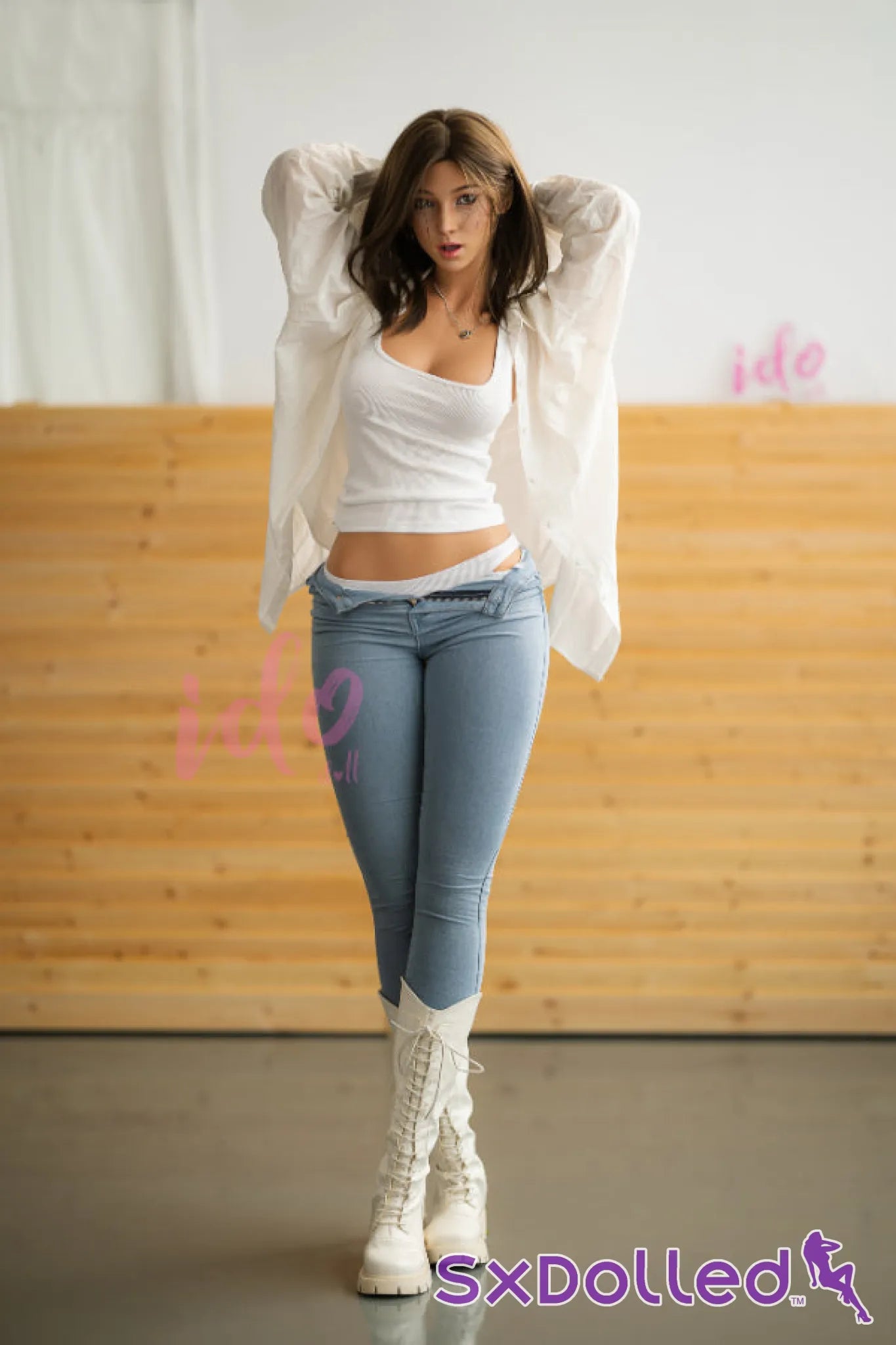 June B (D-Cup) (170cm) | Latina Thick Pear Sex Doll | IDODOLL D-Cup / 170cm / Brunette Sex Doll
