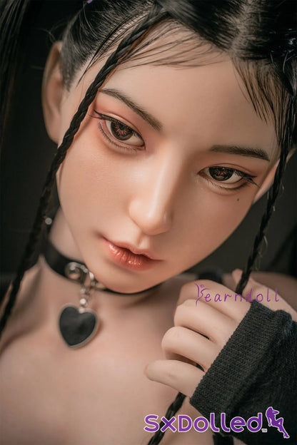 Kannika (E-Cup) (163cm) | Asian ROS Pigtails Sex Doll | Yearn Doll E-Cup / 163cm / Black Sex Doll