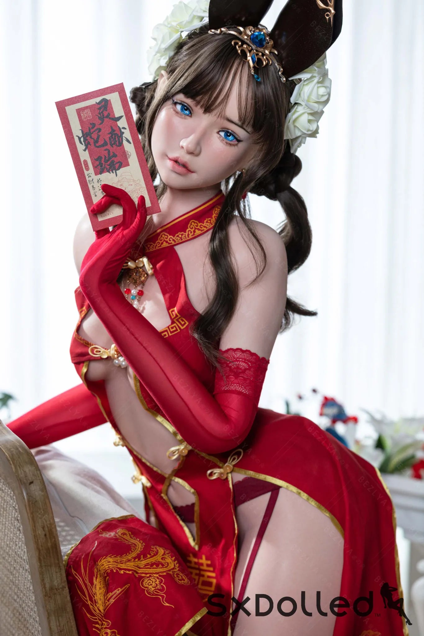 Kariselle (D-Cup) (155cm) | Sex Doll D-Cup / 155cm / Brunette Sex Doll