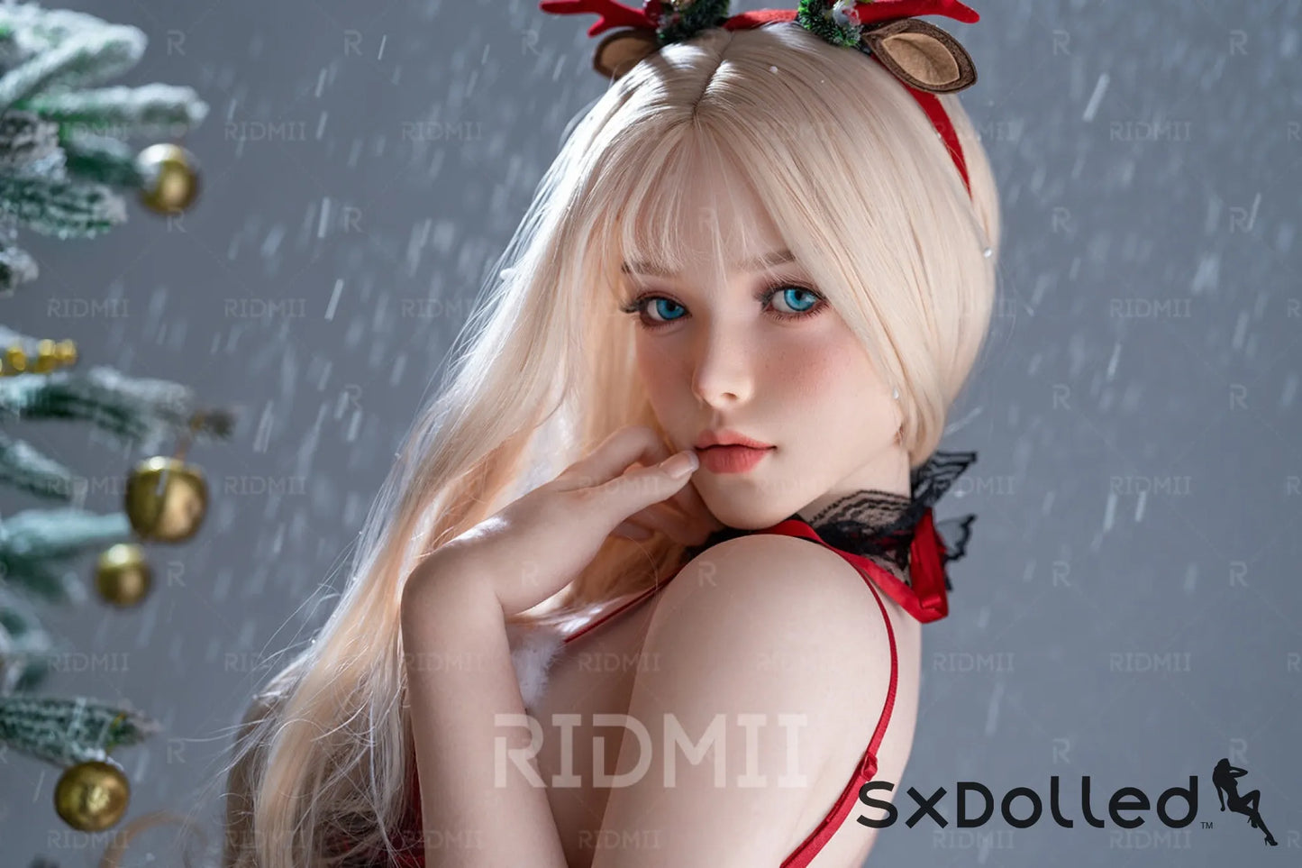 Kaya (E-Cup) (164cm) | Christmas Blonde Sex Doll | RIDMII Doll E-Cup / 164cm / Blonde Sex Doll