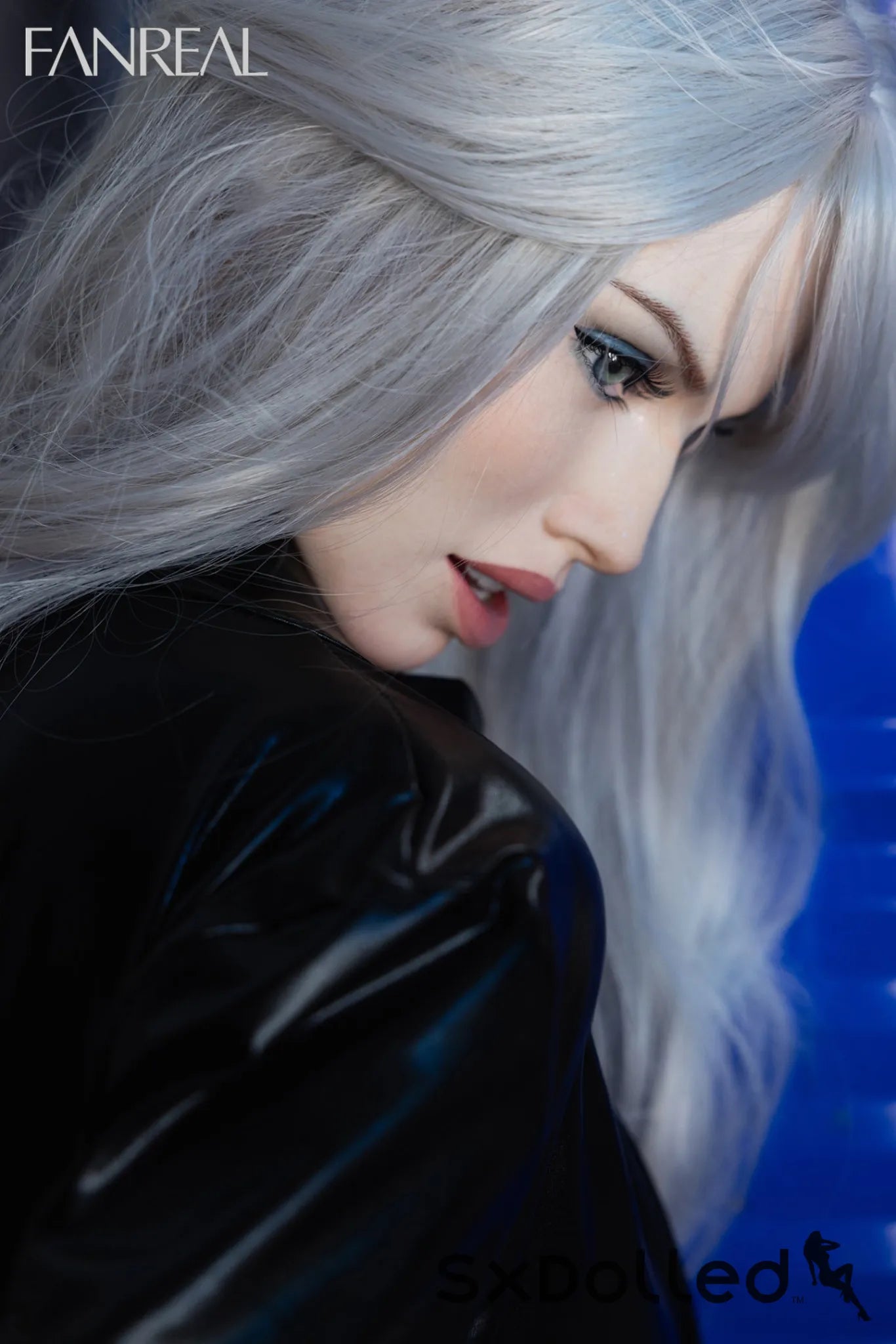 Kelly A (F-Cup) (168cm) | Silver Hair Realistic Sex Doll | Fanreal F-Cup / 168cm / Silver Sex Doll