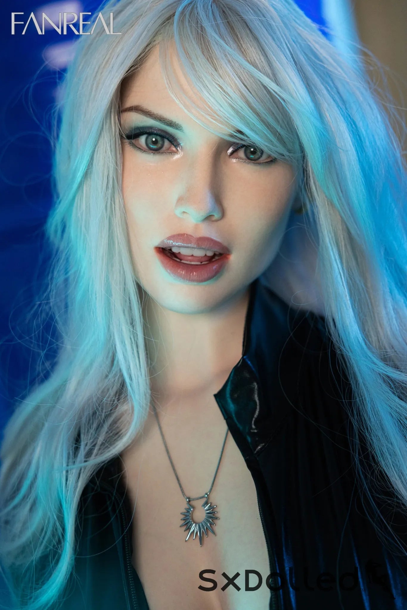 Kelly A (F-Cup) (168cm) | Silver Hair Realistic Sex Doll | Fanreal F-Cup / 168cm / Silver Sex Doll