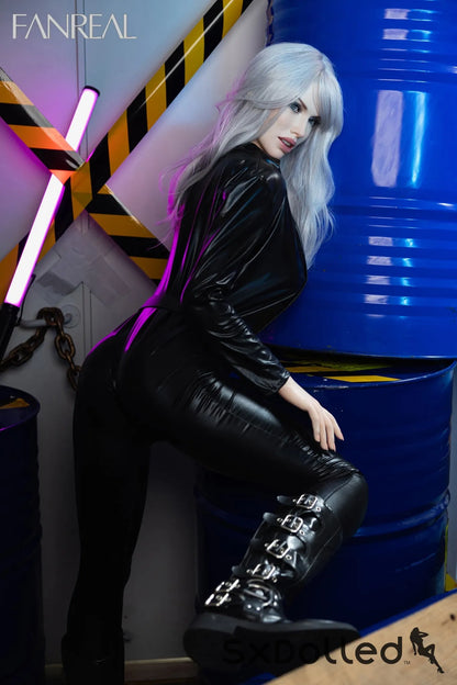 Kelly A (F-Cup) (168cm) | Silver Hair Realistic Sex Doll | Fanreal F-Cup / 168cm / Silver Sex Doll