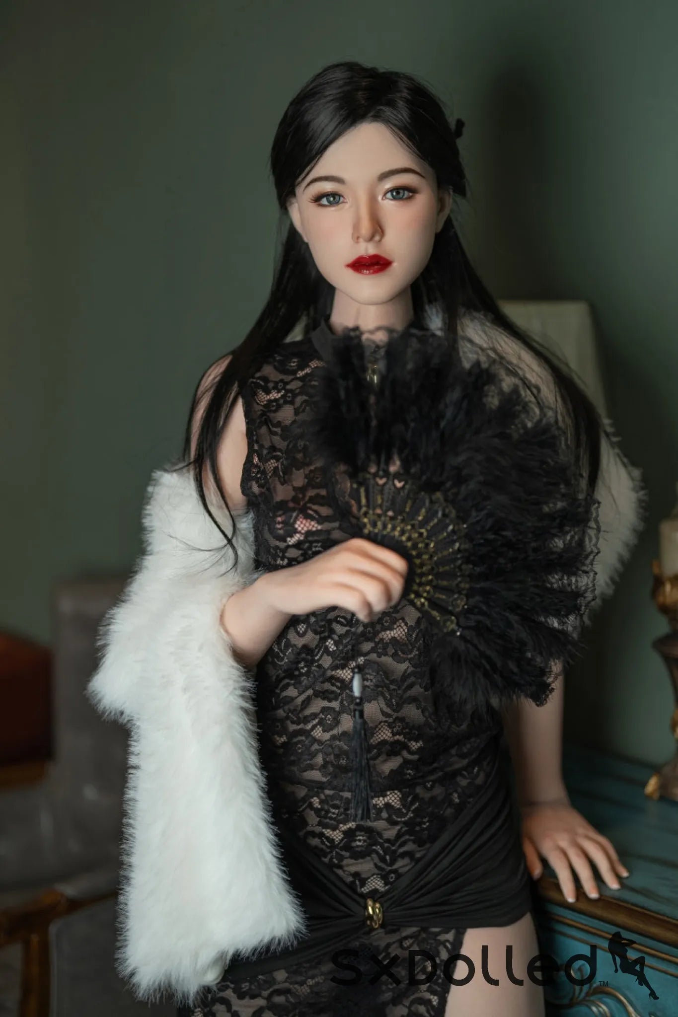 Kelly B (C-Cup) (176cm) | Tall Slim Petite Asian Sex Doll | Starpery C-Cup / 176cm / Black Sex Doll
