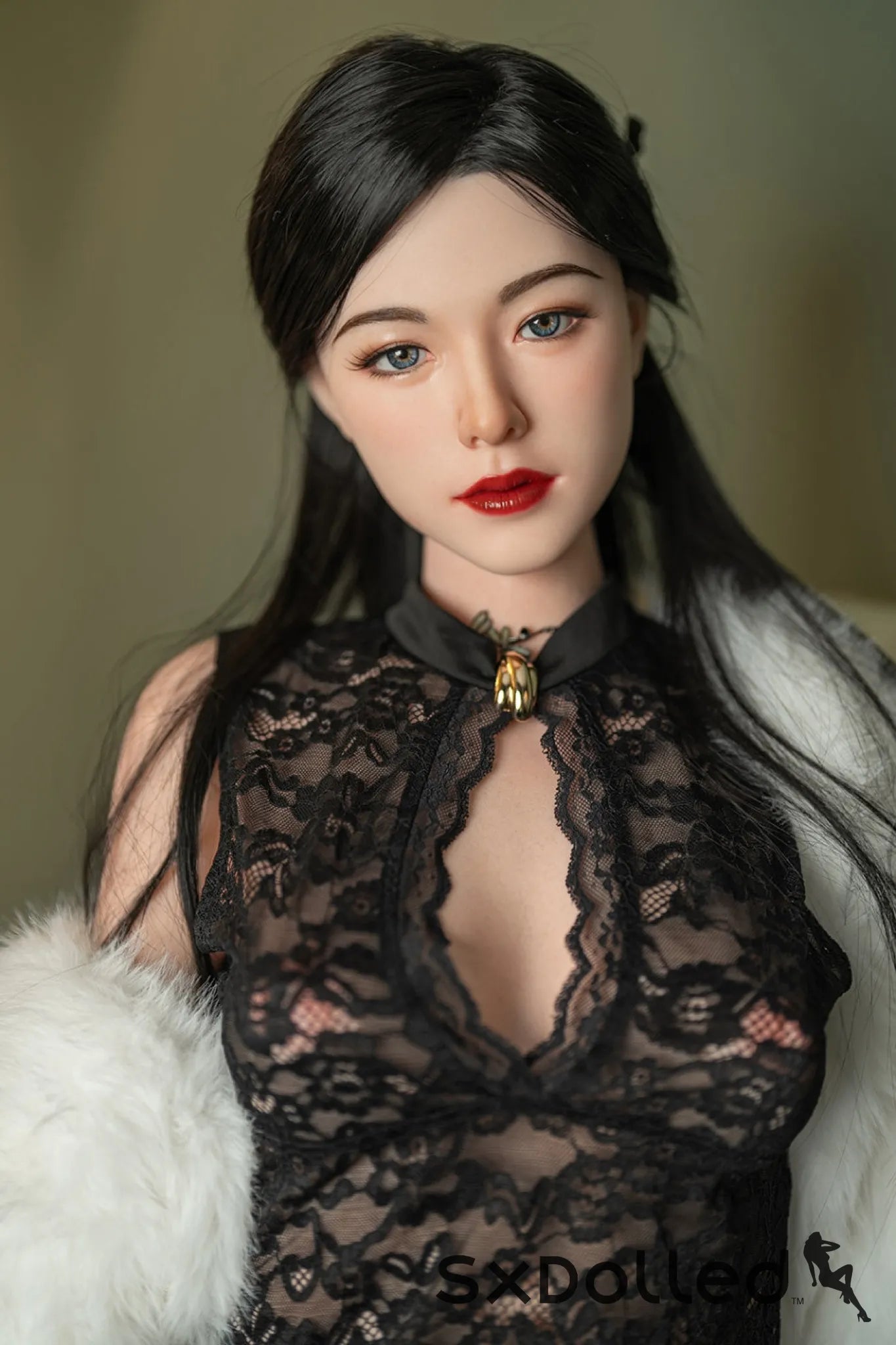 Kelly B (C-Cup) (176cm) | Tall Slim Petite Asian Sex Doll | Starpery C-Cup / 176cm / Black Sex Doll
