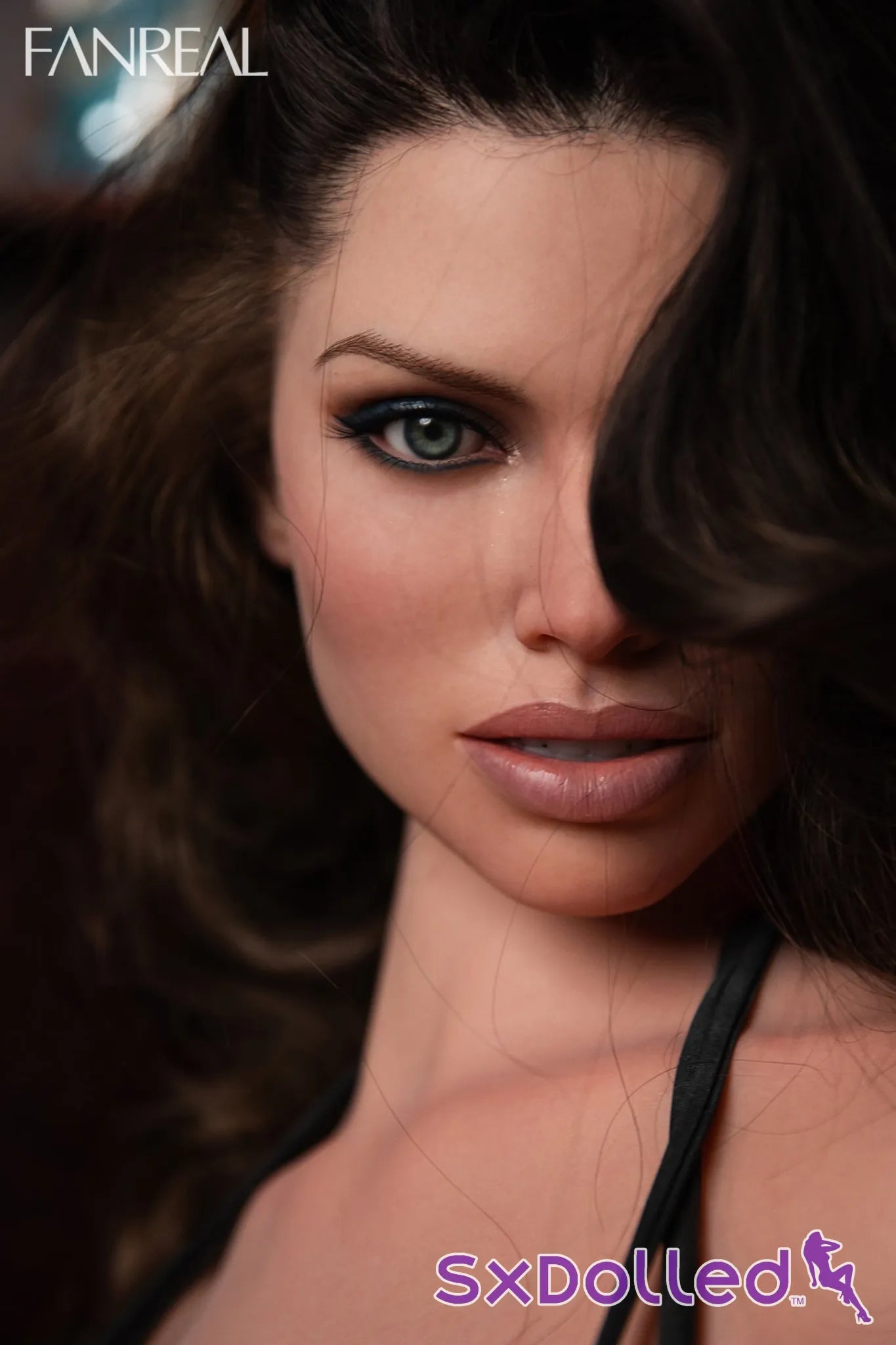 Kelly (G-Cup) (95cm) | Sex Doll Torso G-Cup / 95cm / Brunette Sex Torso