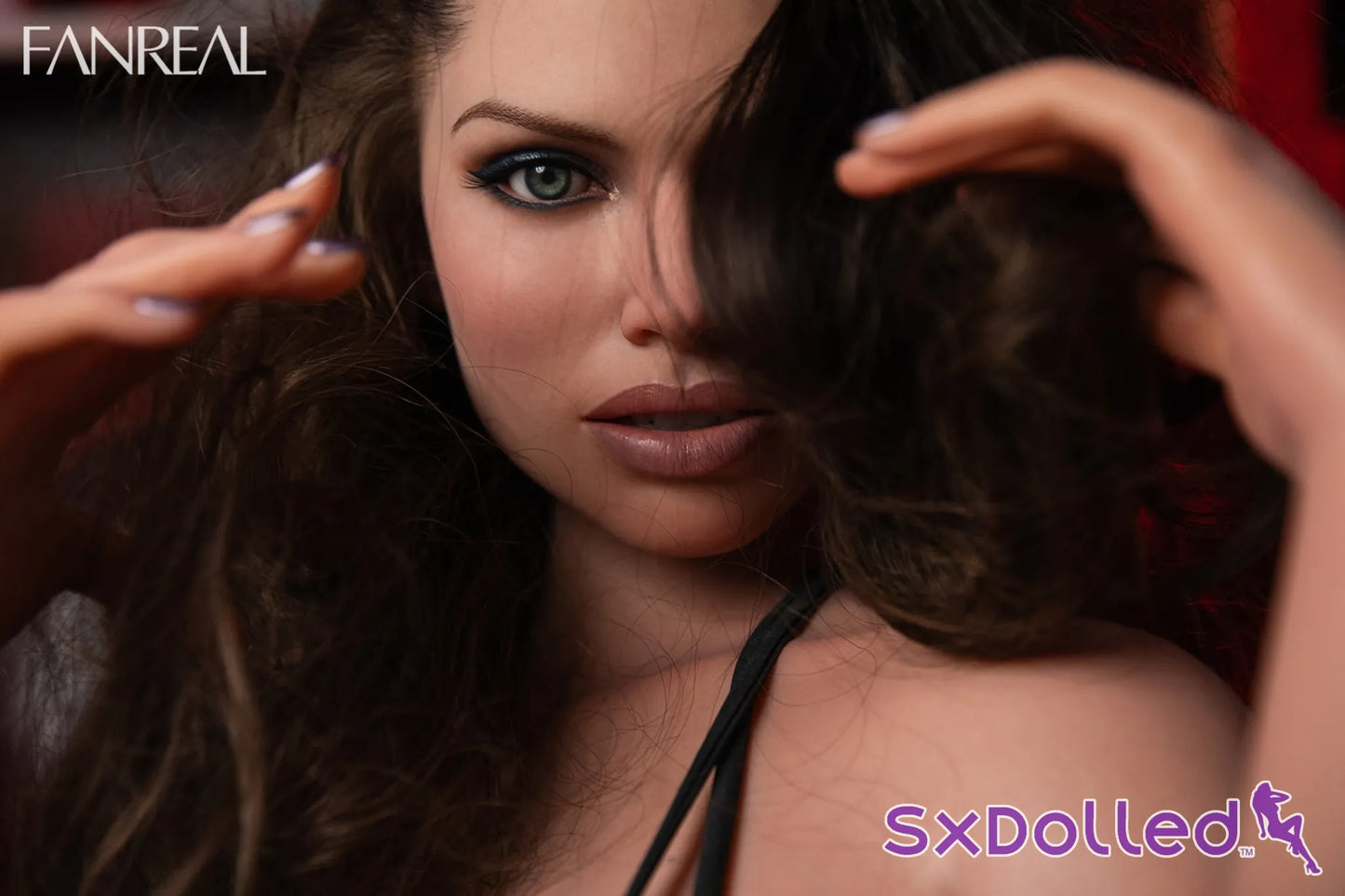 Kelly (G-Cup) (95cm) | Sex Doll Torso G-Cup / 95cm / Brunette Sex Torso