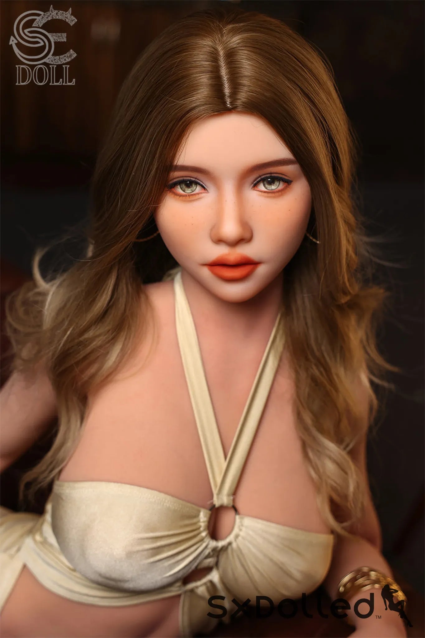 Kemeny.C (C Cup) (165cm) | Caucasian Freckled Sex Doll | SE Doll C Cup / 165cm / Brunette Sex Doll