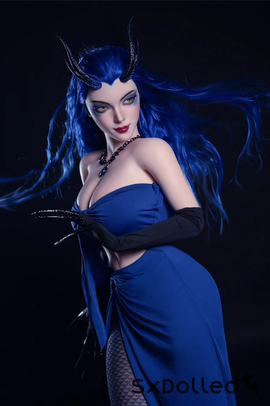 Kiana A (D-Cup) (164cm) | Blue Hair Demon Sex Doll | Rosretty D-Cup / 164cm / Blue Sex Doll