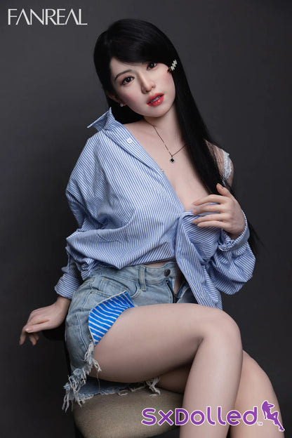 Kimmy B (F Cup) (155cm) | Asian Ultra Realistic Sex Doll | Fanreal F Cup / 155cm / Black Sex Doll
