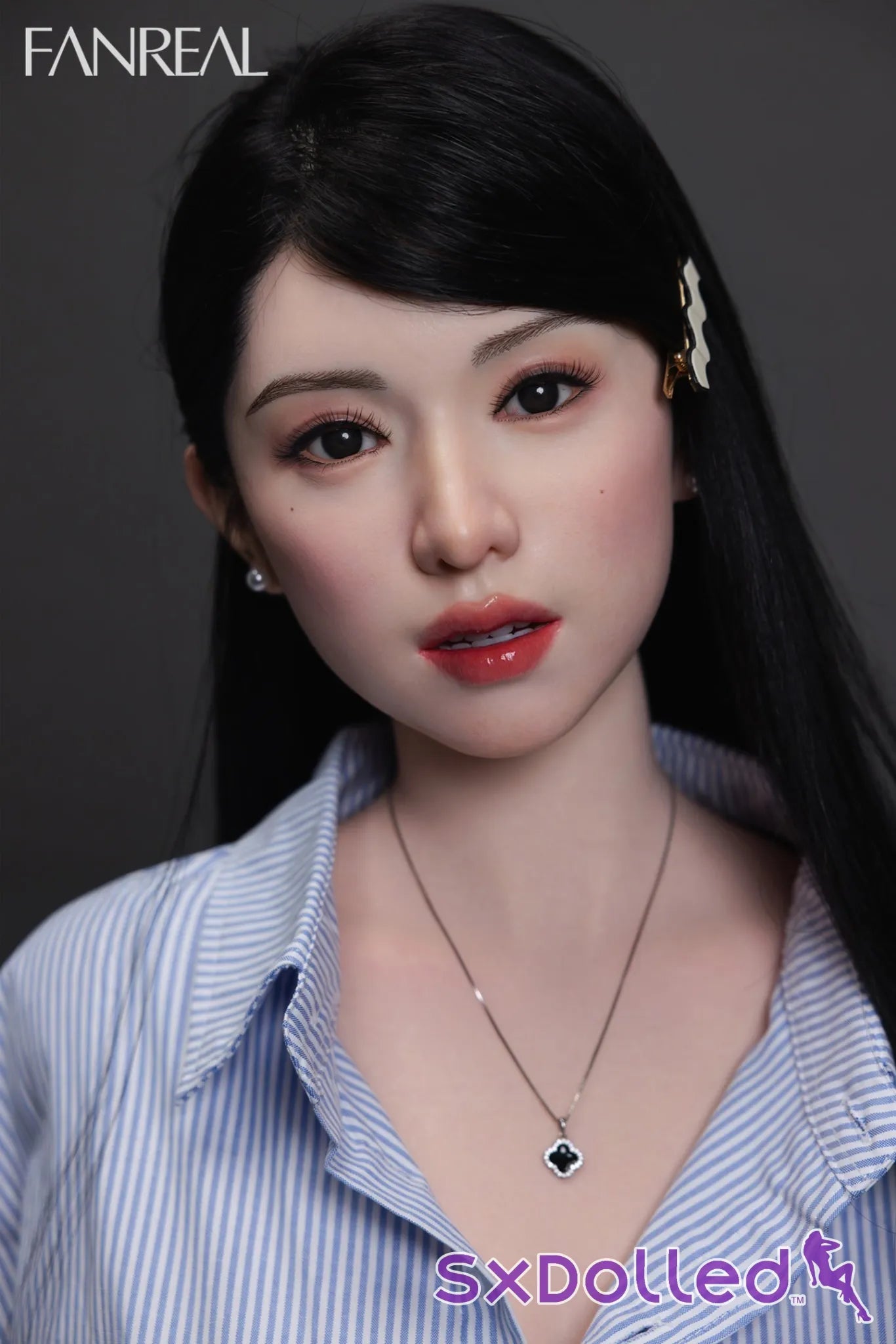 Kimmy B (F Cup) (155cm) | Asian Ultra Realistic Sex Doll | Fanreal F Cup / 155cm / Black Sex Doll