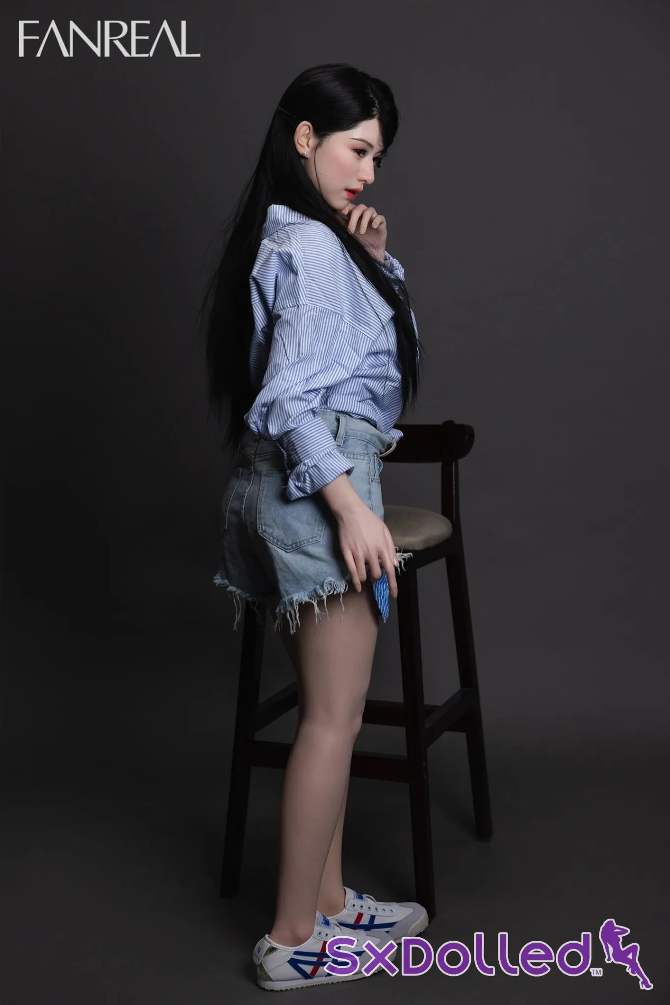 Kimmy B (F Cup) (155cm) | Asian Ultra Realistic Sex Doll | Fanreal F Cup / 155cm / Black Sex Doll