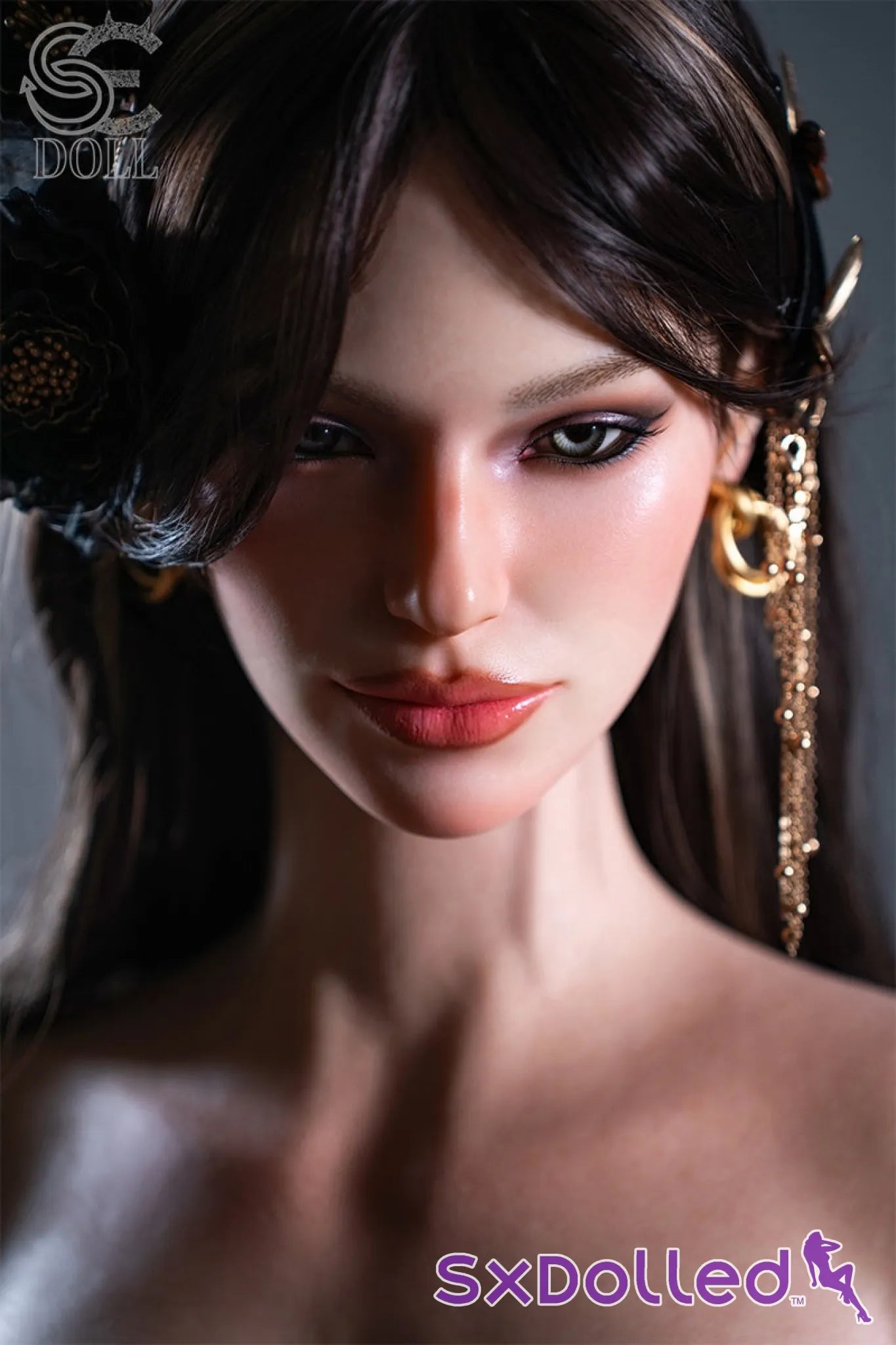 Knox.A (G-Cup) (111cm) | European Thick Sex Doll Torso | SE Doll G-Cup / 111cm / Brunette Sex Torso