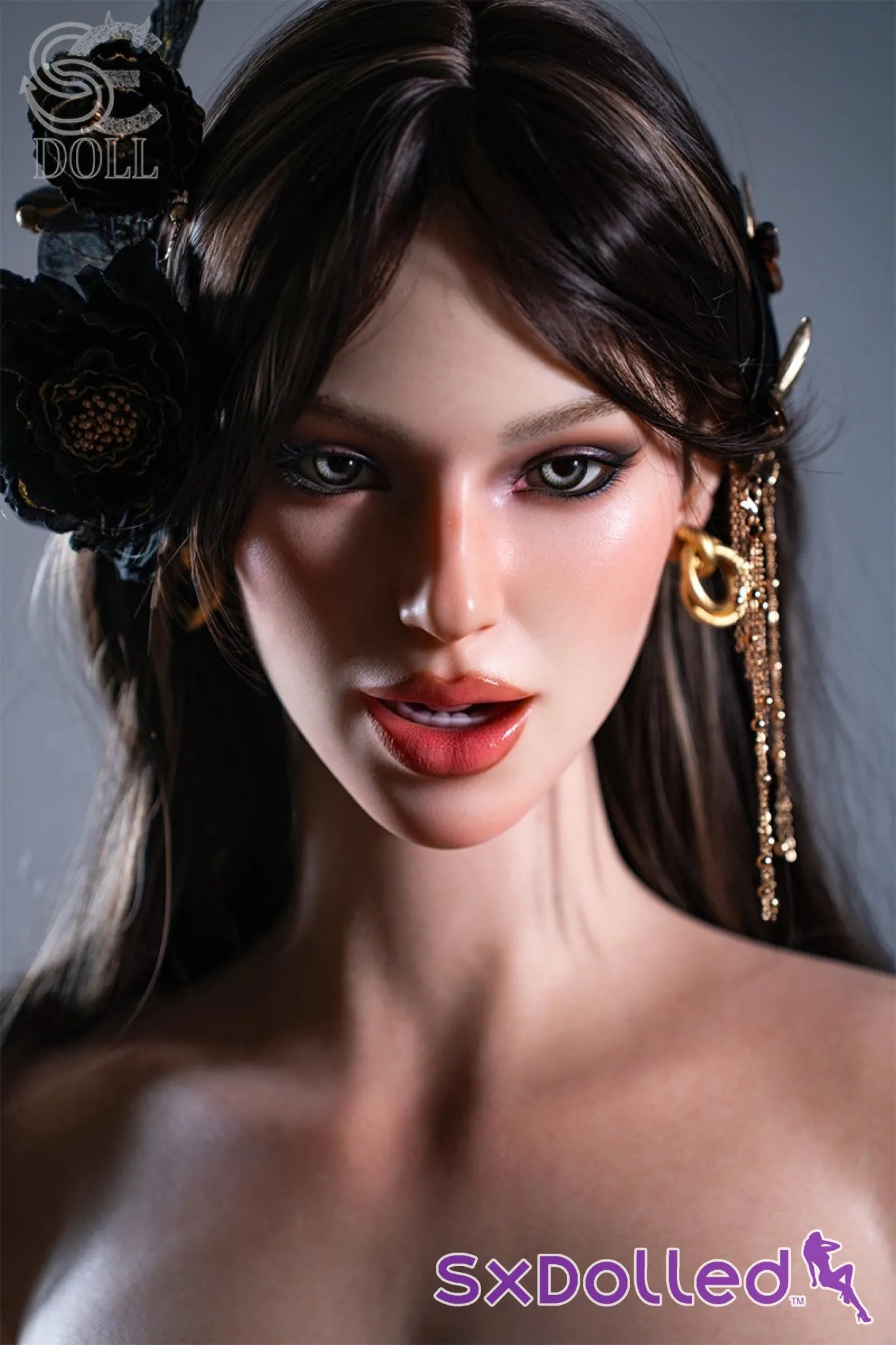 Knox.A (G-Cup) (111cm) | European Thick Sex Doll Torso | SE Doll G-Cup / 111cm / Brunette Sex Torso