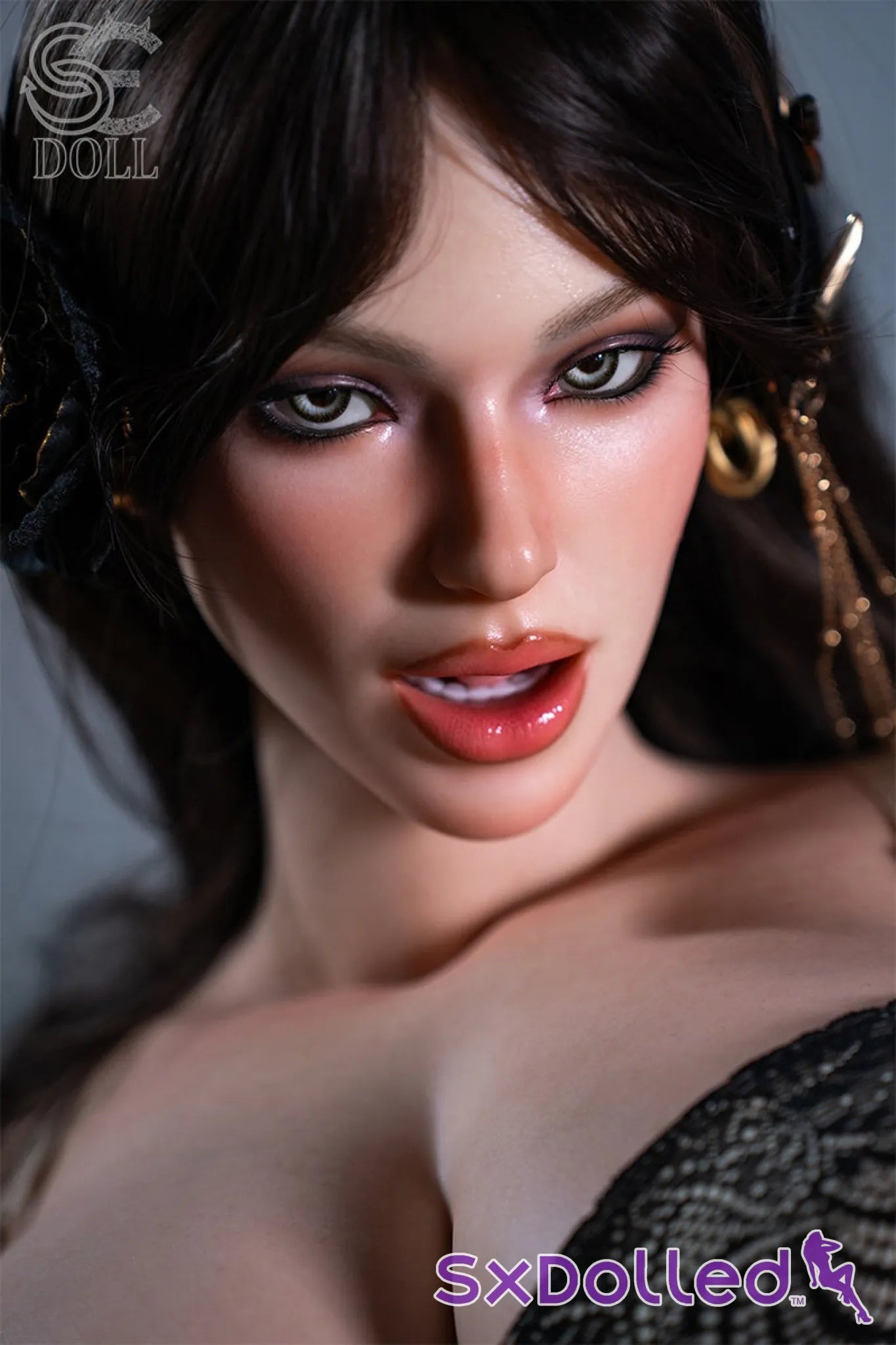 Knox.A (G-Cup) (111cm) | European Thick Sex Doll Torso | SE Doll G-Cup / 111cm / Brunette Sex Torso