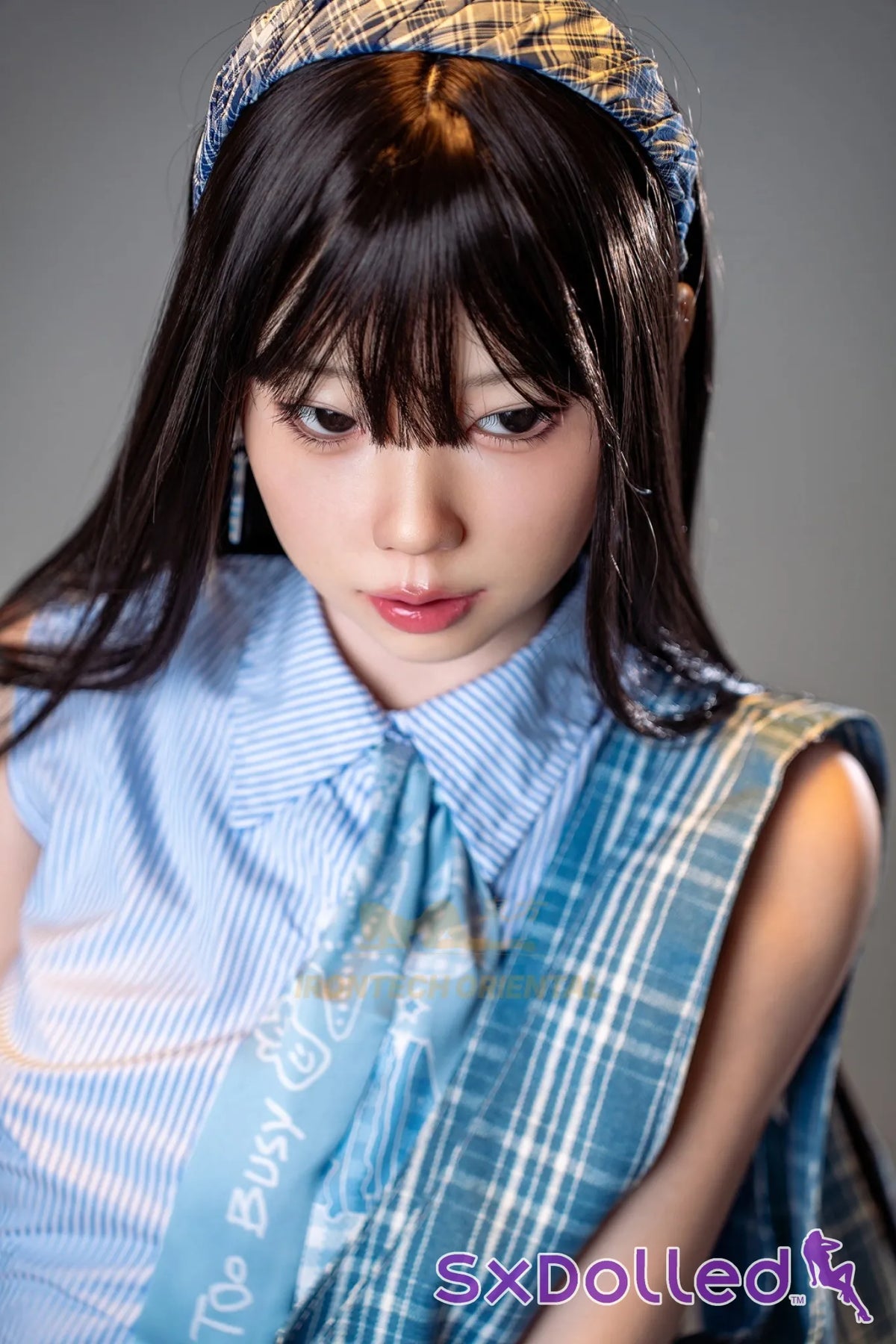 Kurumi B (A-Cup) (161cm) | Slim Asian Star Sex Doll | Irontech Doll - A-Cup / 161cm / Black - Sex Doll