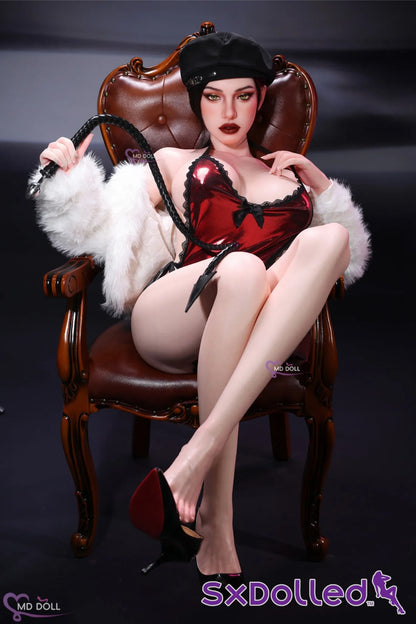 Leona B (H-Cup) (161cm) | European Green Eyed Sex Doll | MD Doll - H-Cup / 161cm / Brunette - Sex Doll