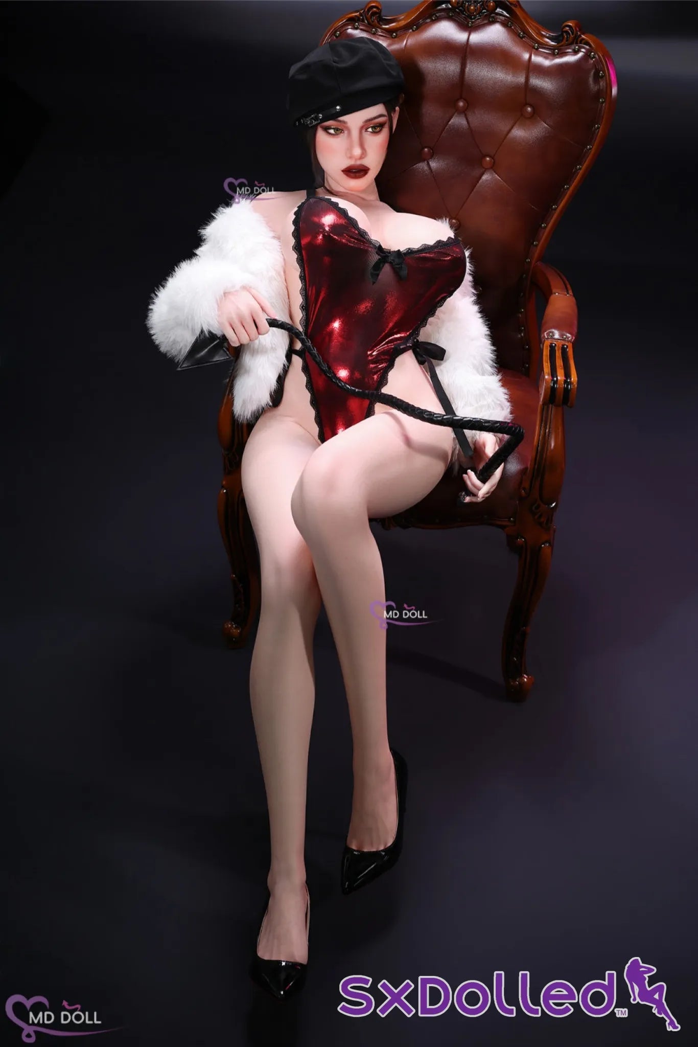 Leona B (H-Cup) (161cm) | European Green Eyed Sex Doll | MD Doll - H-Cup / 161cm / Brunette - Sex Doll