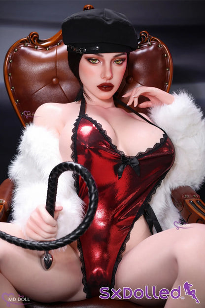Leona B (H-Cup) (161cm) | European Green Eyed Sex Doll | MD Doll - H-Cup / 161cm / Brunette - Sex Doll