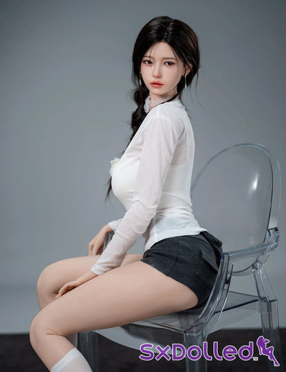 Liang-3 (F-Cup) (168cm) | Thin Busty Asian Sex Doll | Top CY Doll - F-Cup / 168cm / Black - Sex Doll
