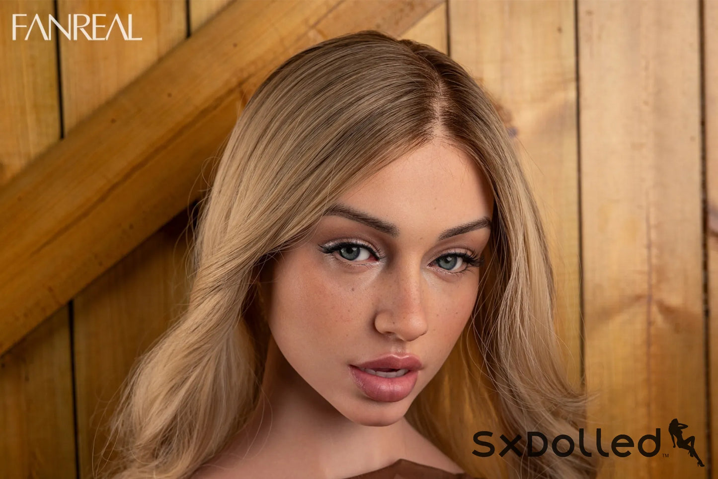 Lila E (G-Cup) (95cm) | Busty Caucasian Sex Doll Torso | Fanreal G-Cup / 95cm / Ombre Sex Doll