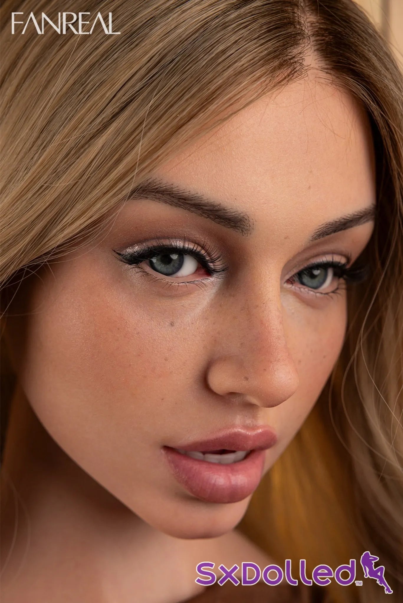 Lila E (G-Cup) (95cm) | Busty Caucasian Sex Doll Torso | Fanreal G-Cup / 95cm / Ombre Sex Doll