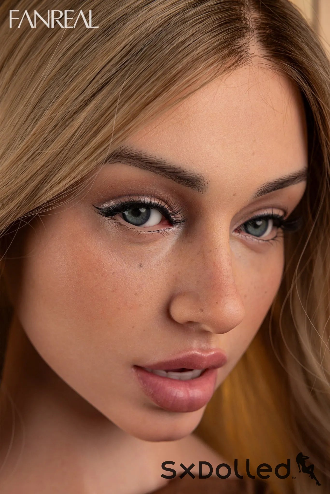 Lila E (G-Cup) (95cm) | Busty Caucasian Sex Doll Torso | Fanreal G-Cup / 95cm / Ombre Sex Doll