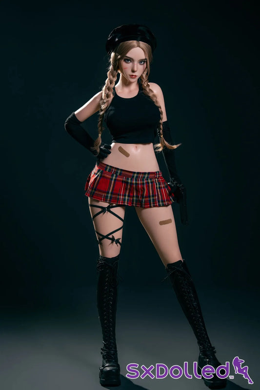 Lilia (D-Cup) (164cm) | Blonde Braided Pigtails Sex Doll | Rosretty D-Cup / 164cm / Blonde Sex Doll