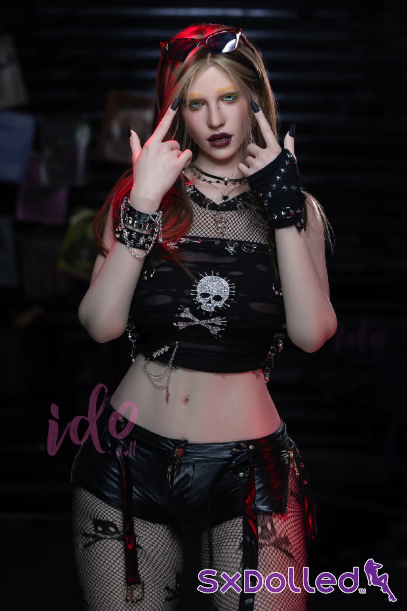 Lilith A (F-Cup) (167cm) | Thick Curvy Goth Sex Doll | IDODOLL F-Cup / 167cm / Ombre Sex Doll