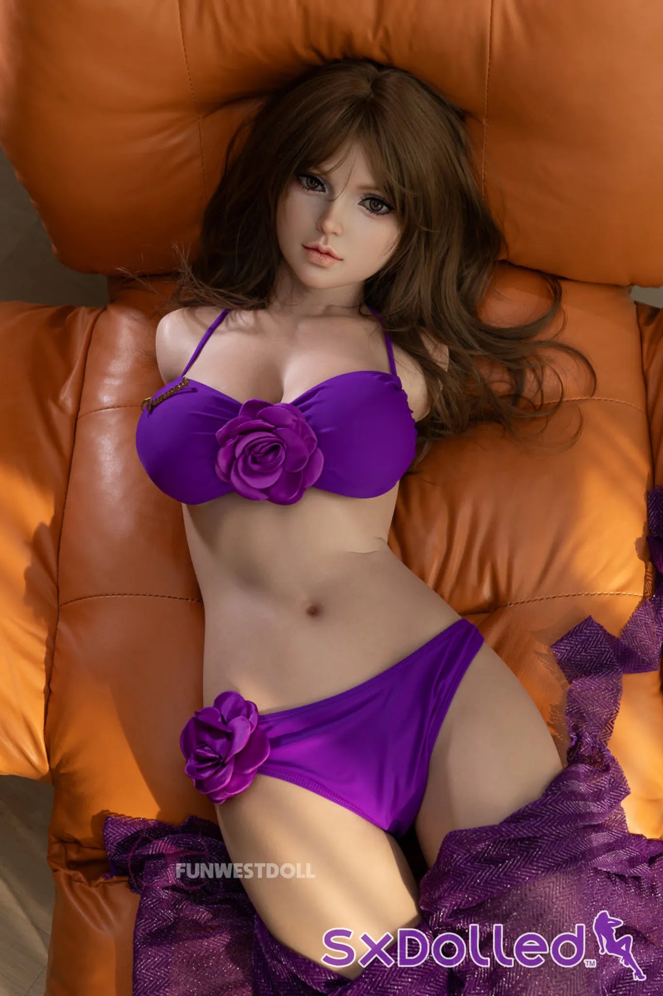 Lily D (D-Cup) (95cm) | Brunette Sex Doll Torso | Funwest Doll - D-Cup / 95cm / Brunette - Sex Torso