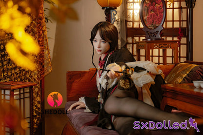 Lina B (E Cup) (156cm) | Asian Blue Eyed Sex Doll | SHEDOLL E Cup / 156cm / Brunette Sex Doll